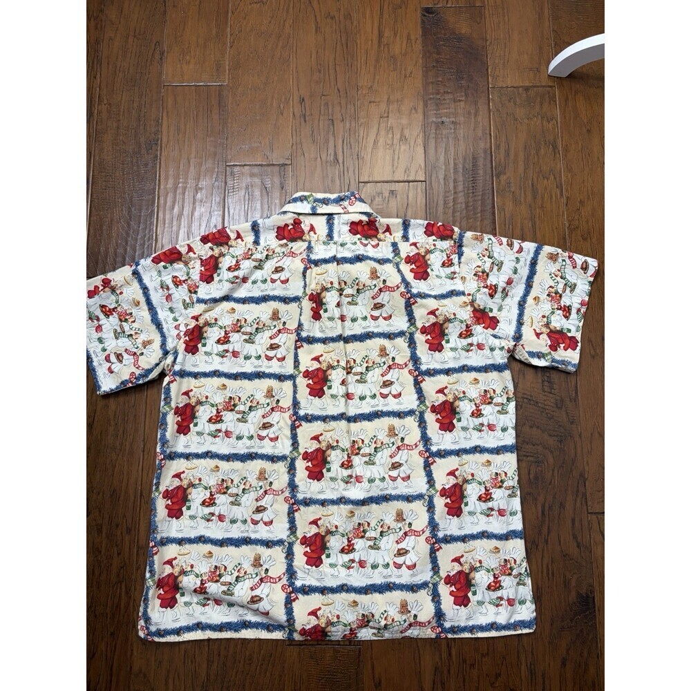 Reyn Spooner Christmas 1999 Guy Buffet  Button Down Collar XL Vintage Hawaii - Picture 2 of 5